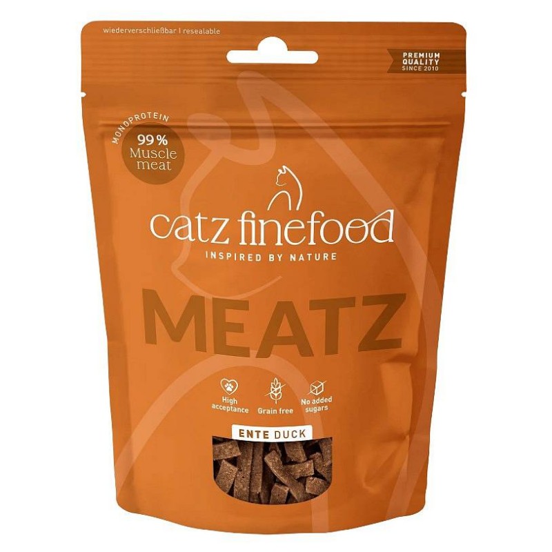Catz Finefood Meatz no. 7 priboljški raca 45g