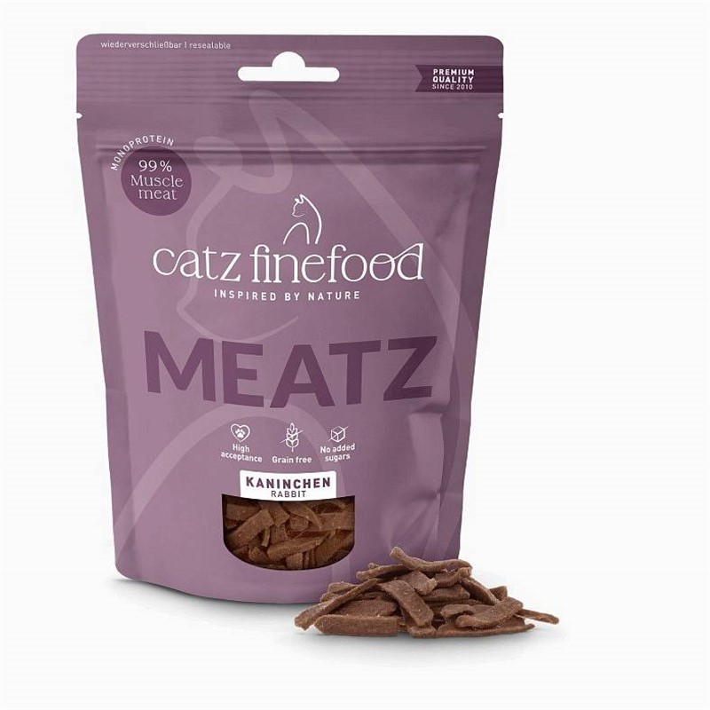 Catz Finefood Meatz no. 11 priboljški zajec 45g
