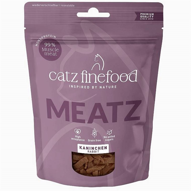 Catz Finefood Meatz no. 11 priboljški zajec 45g
