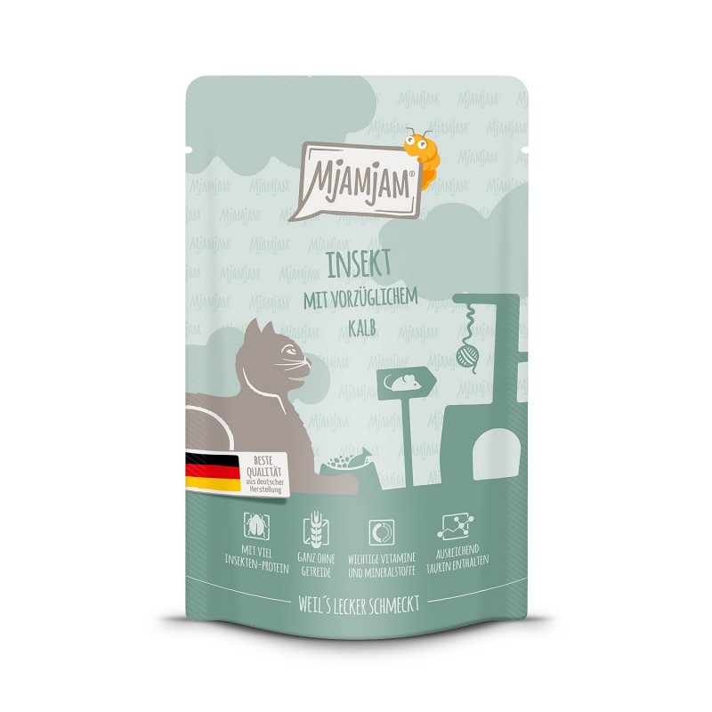 Mjamjam Žuželke s teletino 125g