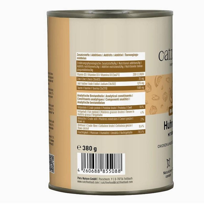Catz Finefood Ragout no.613 Piščanec in školjke 380g