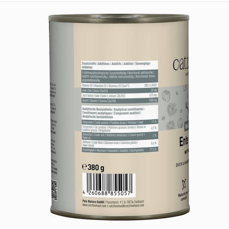 Catz Finefood Ragout no.607 Raca in kenguru 380g