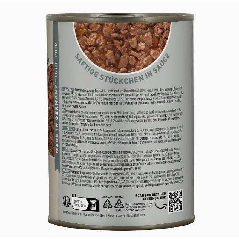 Catz Finefood Ragout no.607 Raca in kenguru 380g