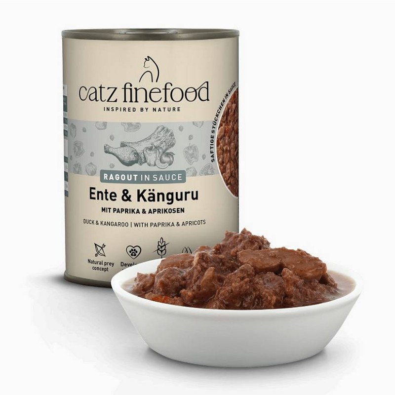 Catz Finefood Ragout no.607 Raca in kenguru 380g