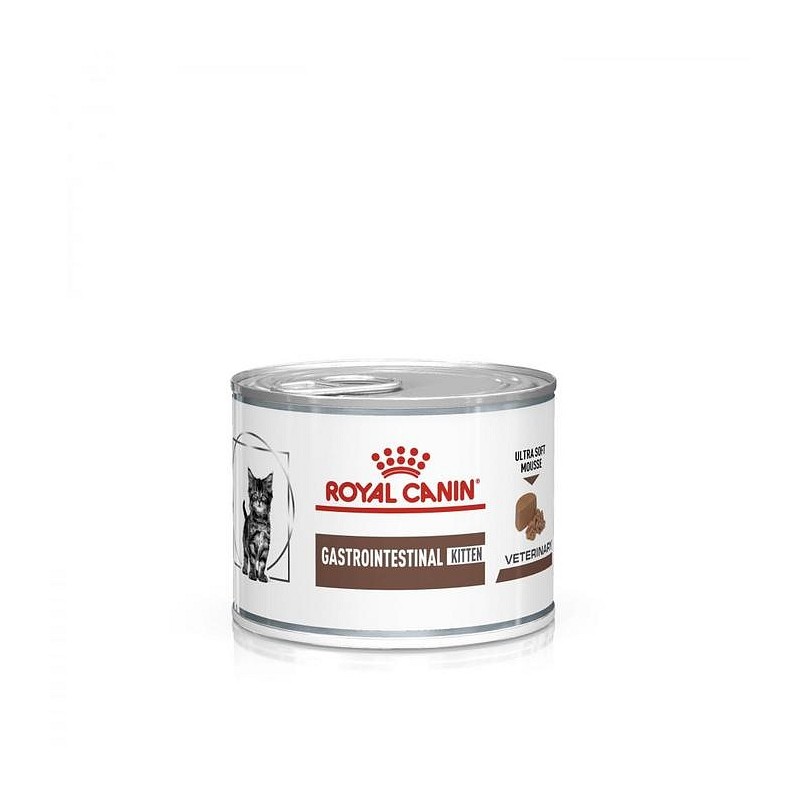  Royal Canin Veterinary Diet Gastro Intestinal Kitten Mousse 195g