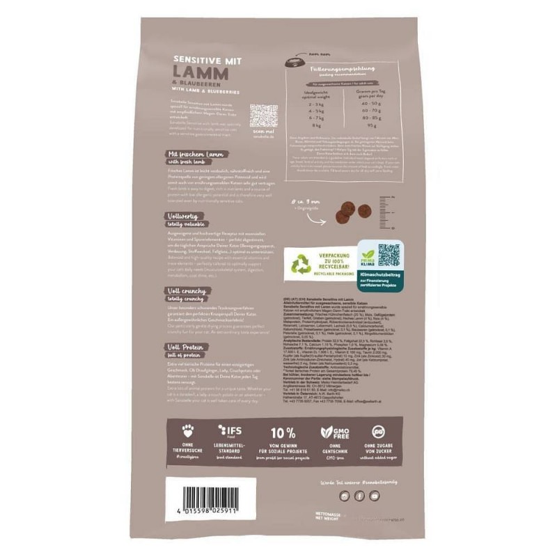 Sanabelle briketi Sensitive jagnjetina