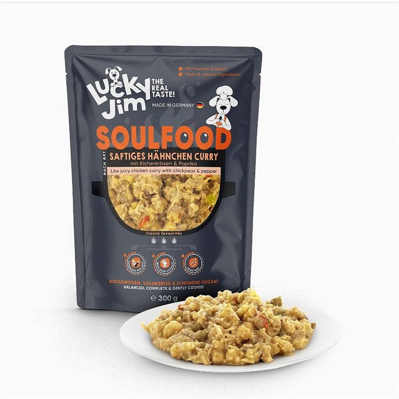 Lucky Jim Soulfood Piščančji kari 300g