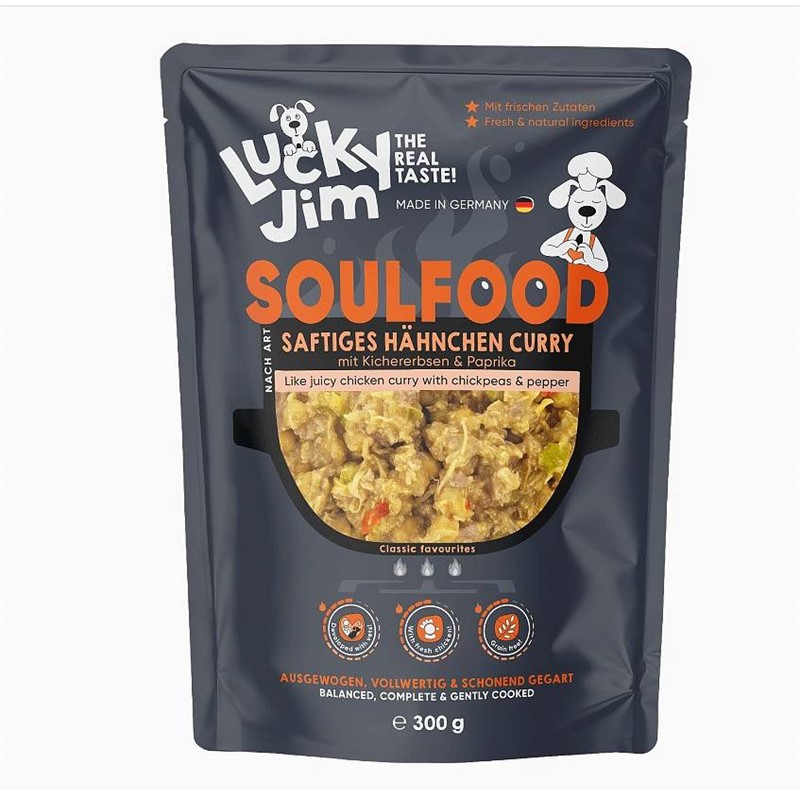 Lucky Jim Soulfood Piščančji kari 300g