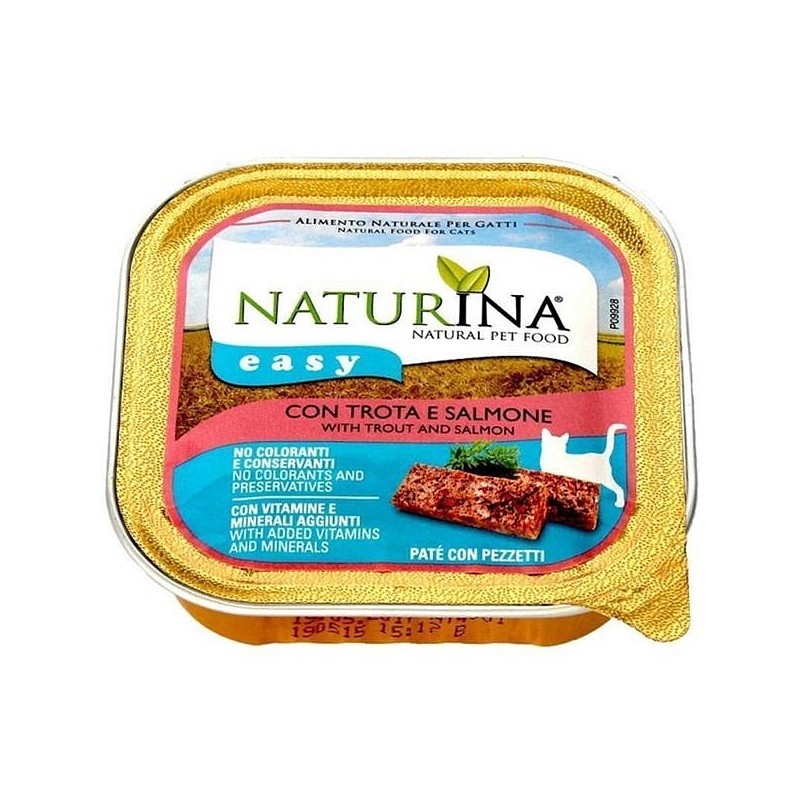 Naturina Easy pašteta s postrvjo in lososom 100g