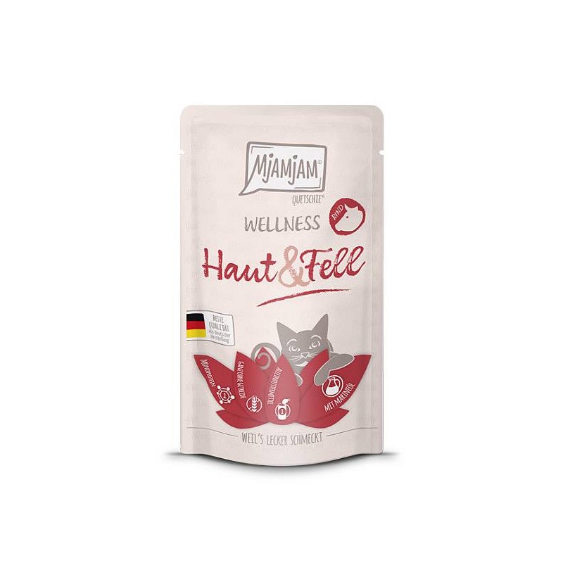 Mjamjam Wellness Koža in dlaka Govedina 125g