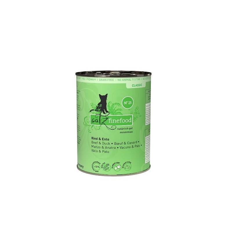 Catz Finefood no. 23 govedina in raca 400g