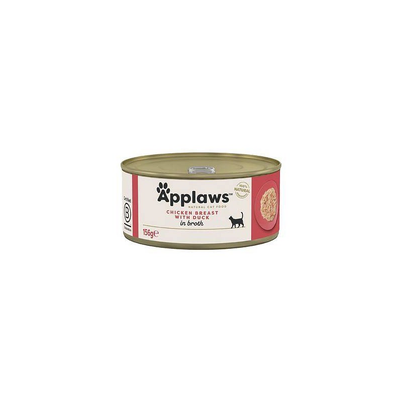 Applaws mokra hrana za mačke Chicken with Duck 156g