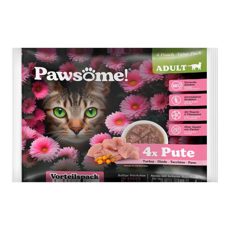 Pawsome Adult Puran 4x85 g