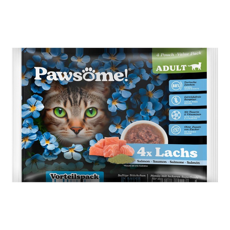 Pawsome Adult Losos 4x85 g