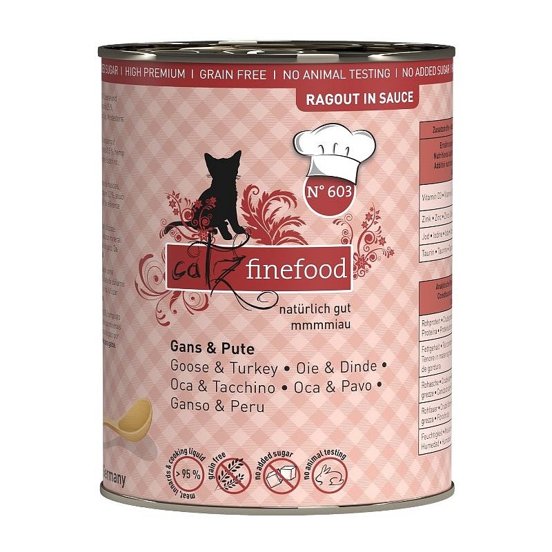 Catz Finefood Ragout no. 603 Goska in puran 380g