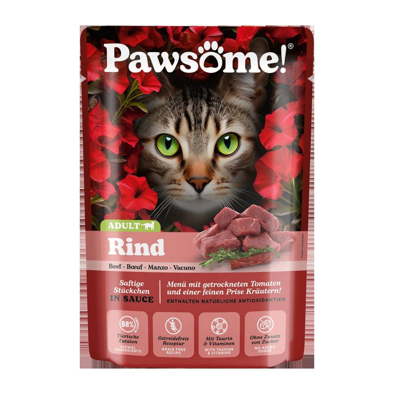 Pawsome Adult Govedina 85 g