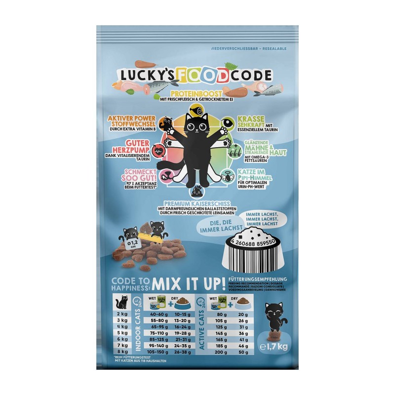 Lucky Lou Code Adult Perutnina in losos