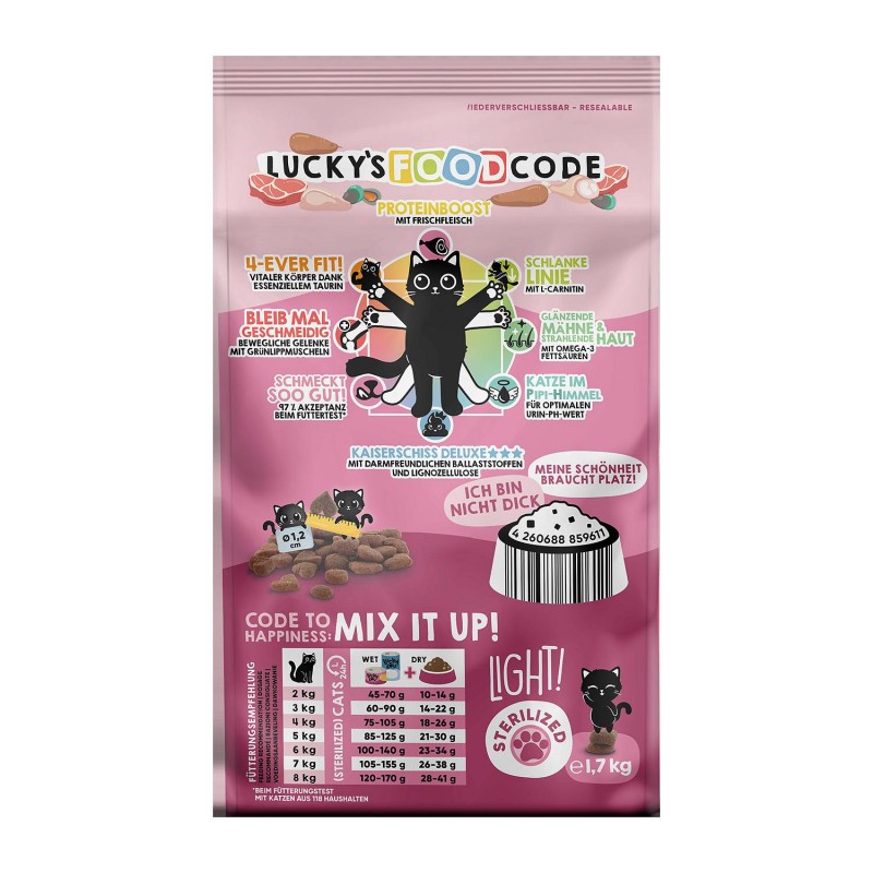 Lucky Lou Code Light Perutnina in jagnjetina