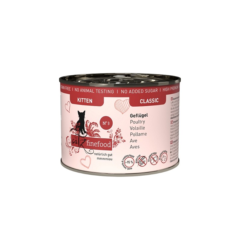 Catz Finefood Kitten no. 03 perutnina 200g