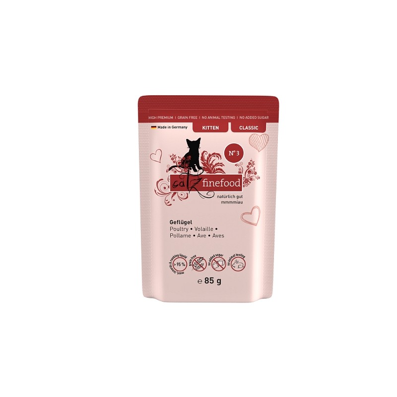 Catz Finefood Kitten no. 03 perutnina 85g