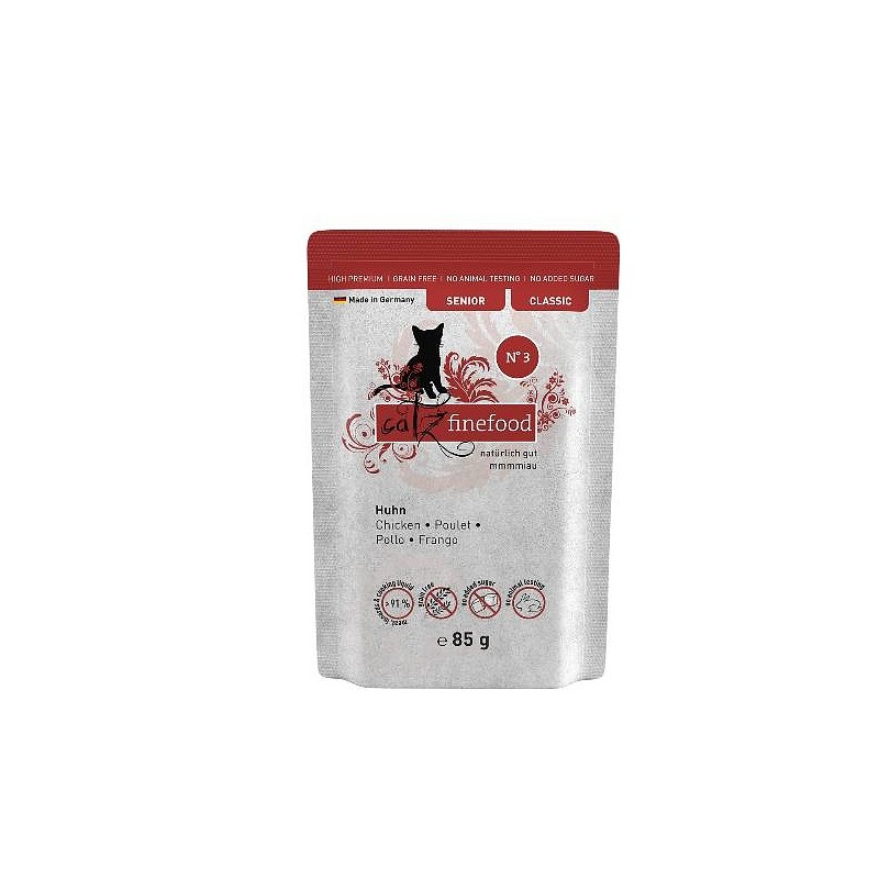 Catz Finefood Senior no.03 piščanec 85g