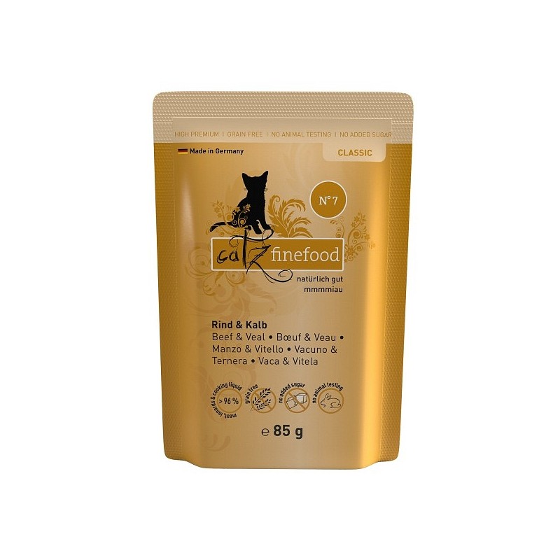 Catz Finefood no. 07 govedina in teletina 85g