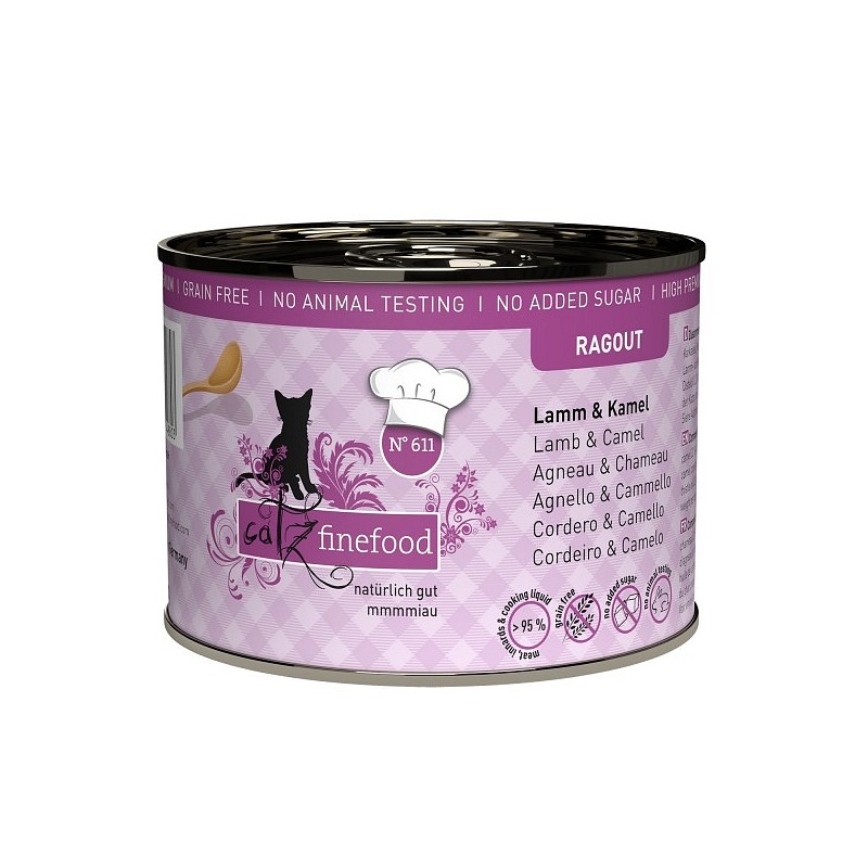 Catz Finefood Ragout no.611 Jagnjetina in kamela 180g