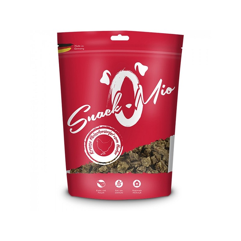 SnackOMio Piščančje mesne kocke 125g