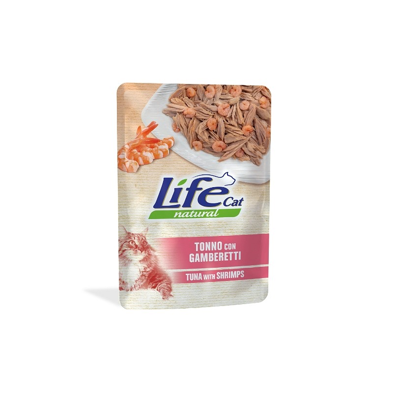 Lifecat vrečka tuna in kozice 70g