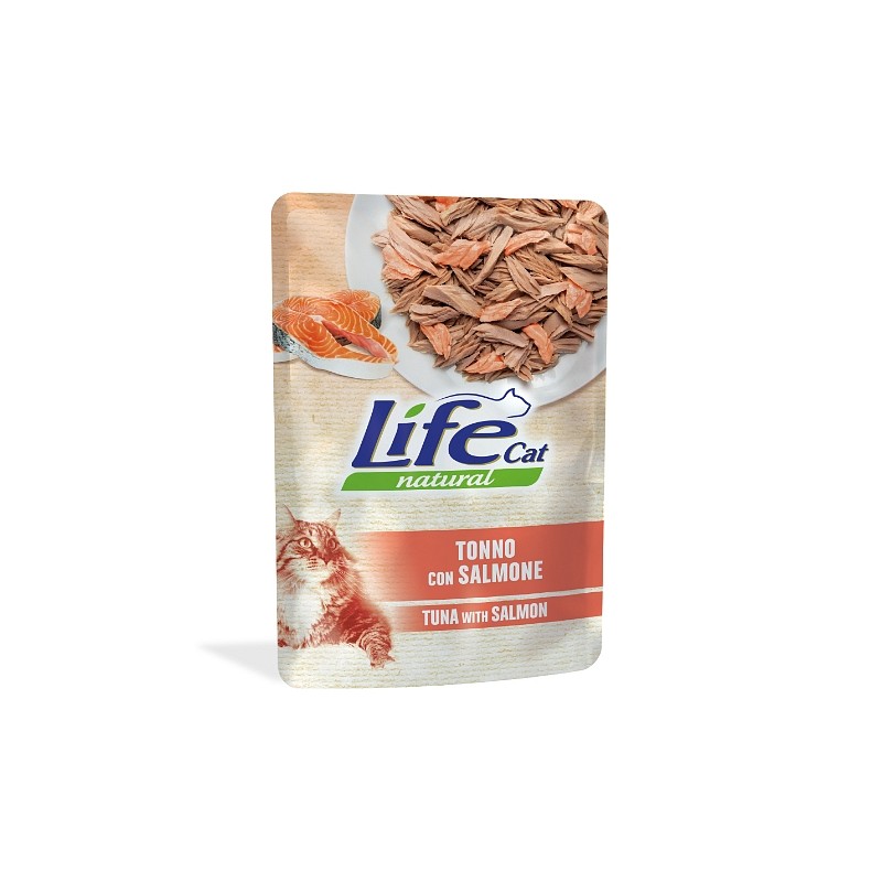 Lifecat vrečka tuna in losos 70g