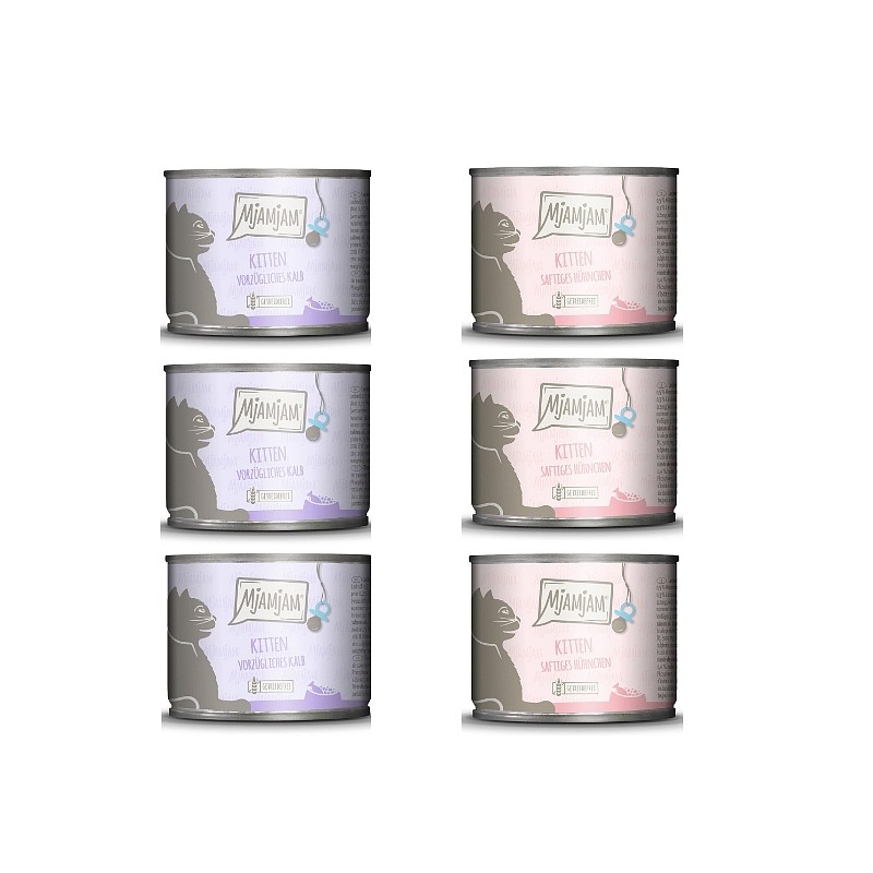 Mjamjam Kitten paket 6 x 200g