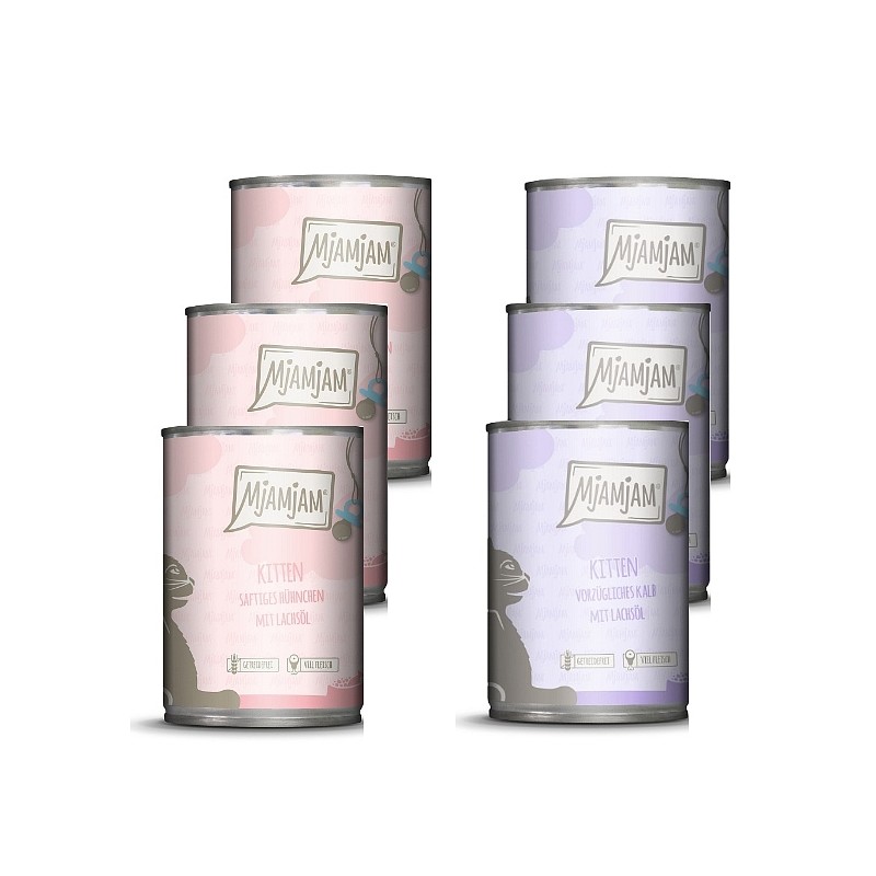 Mjamjam Kitten paket 6 x 400g