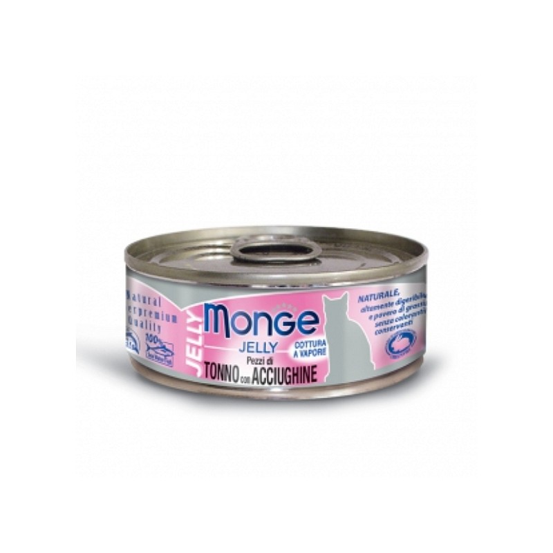 Monge Cat Jelly Yellowfin tuna in girice 80g