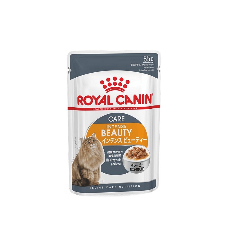 RC paket mokre hrane za odrasle mačke Intense beauty 12x85g