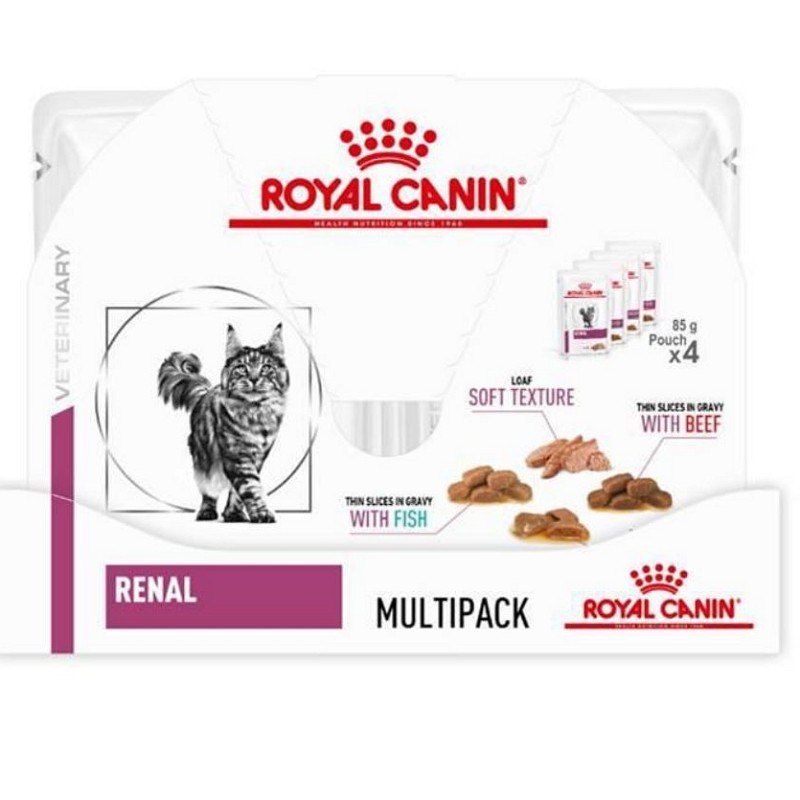 Royal Canin Veterinary Diet Cat Renal Multipack 4x85g