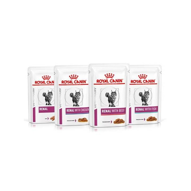 Royal Canin Veterinary Diet Cat Renal Multipack 4x85g