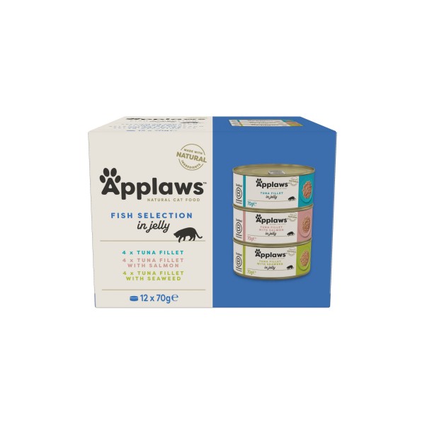 Applaws Ribji izbor žele konzerv 12 x 70g