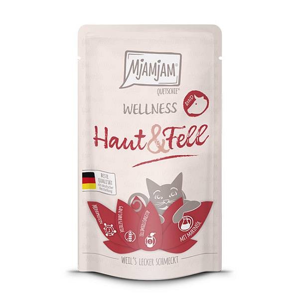 Mjamjam Wellness Koža in dlaka Govedina 125g