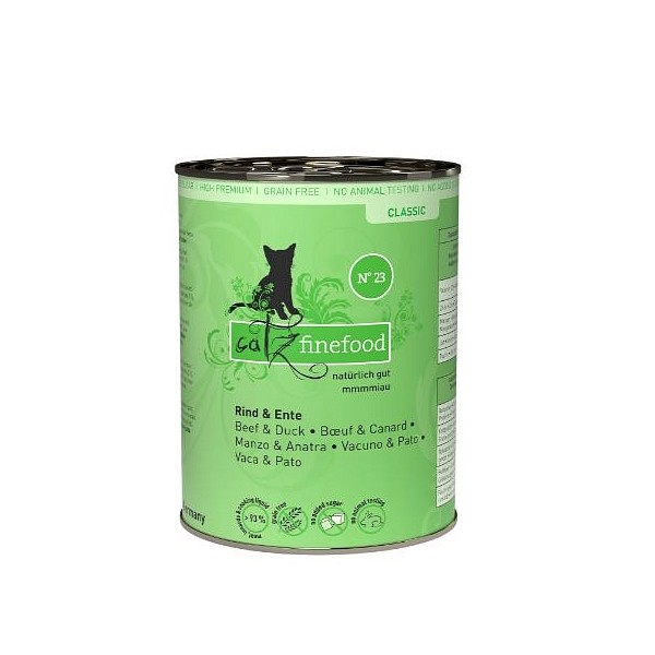 Catz Finefood no. 23 govedina in raca 400g