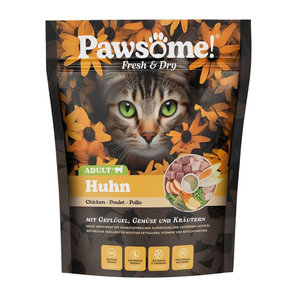Pawsome Fresh&Dry Adult Piščanec