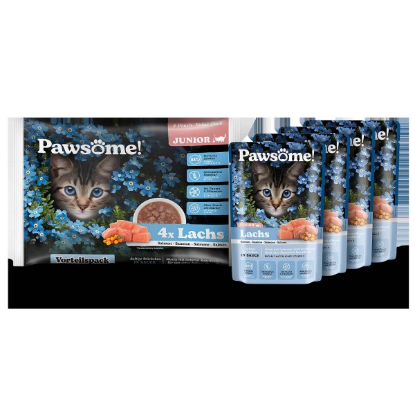 Pawsome Junior Losos 4x85 g