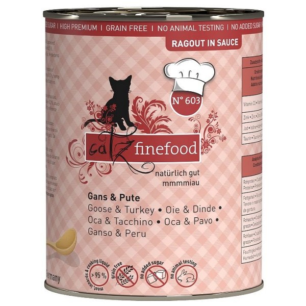 Catz Finefood Ragout no. 603 Goska in puran 380g