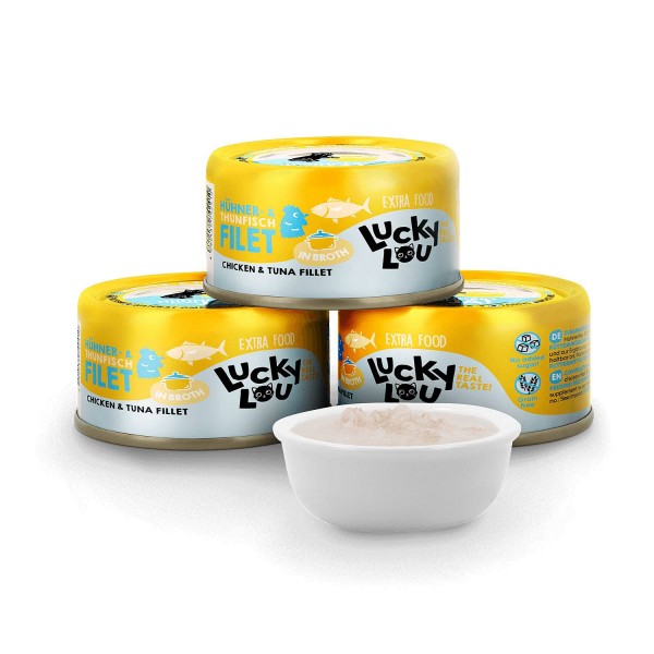 Lucky Lou EF file piščanca in tune v juhi 70g