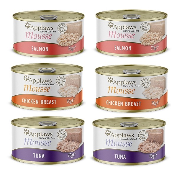 Applaws poskusni paket Mousse 6x70g