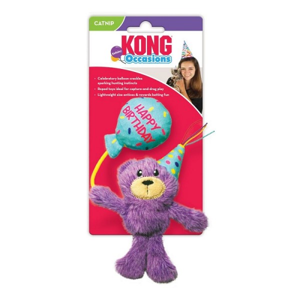 KONG Cat Occasions Rojstnodnevni Medo