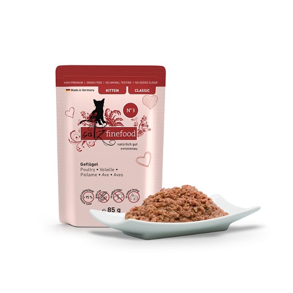 Catz Finefood Kitten no. 03 perutnina 85g