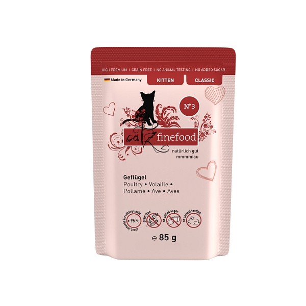 Catz Finefood Kitten no. 03 perutnina 85g