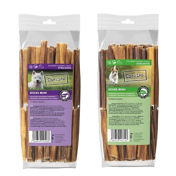 Chewies Sticks Mini poskusni paket 2x60g