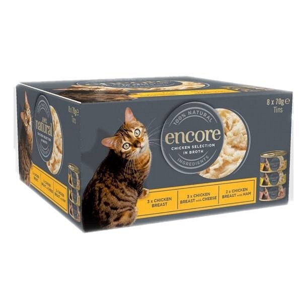 Encore multipack Piščančji okusi  8 x70g