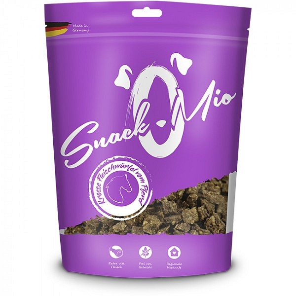 SnackOMio Mesne kocke iz konja 125g